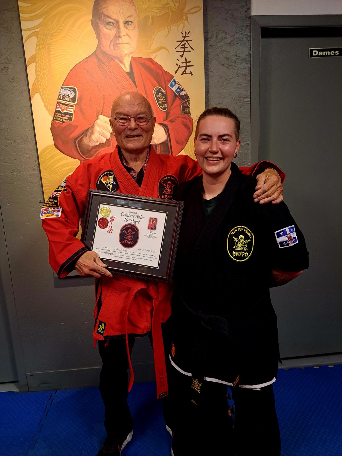  Remise du 10e degrés GM Gilles Demers